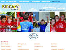 Tablet Screenshot of kidcamcamp.com